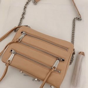 Rebecca Minkoff beige crossbody bag